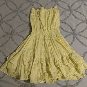 Victoria's Secret Ruffled Eyelet Dress